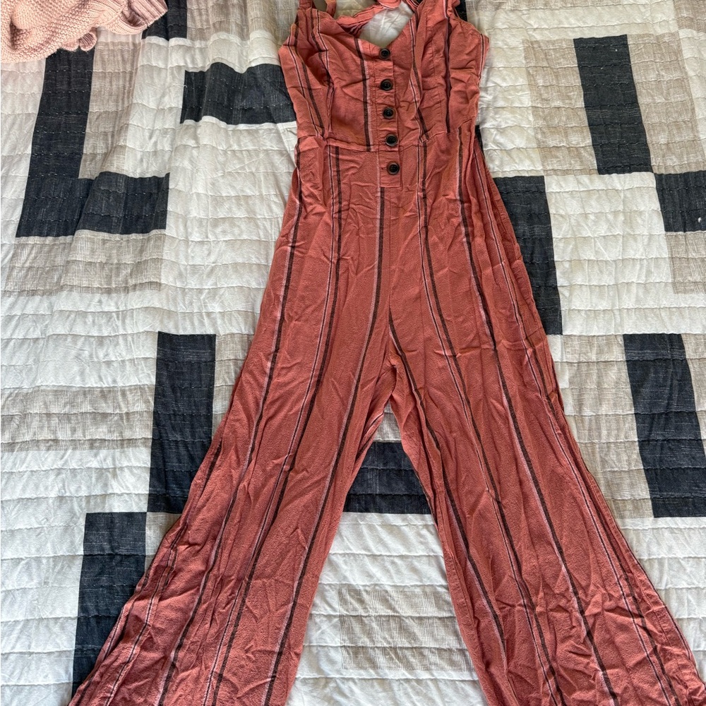 Urban Outfitters Rust Jumpsuit